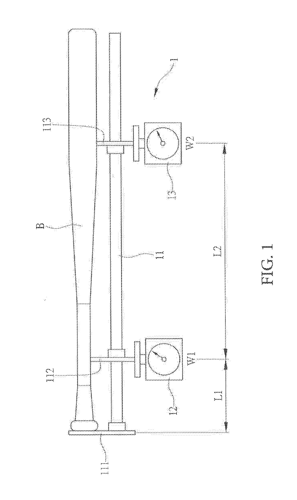 Mechanical Static and Dynamic Measuring Device Based on a Compound Cantilevered System