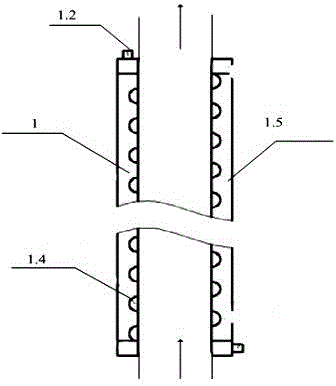 Boiler flue gas recovery device