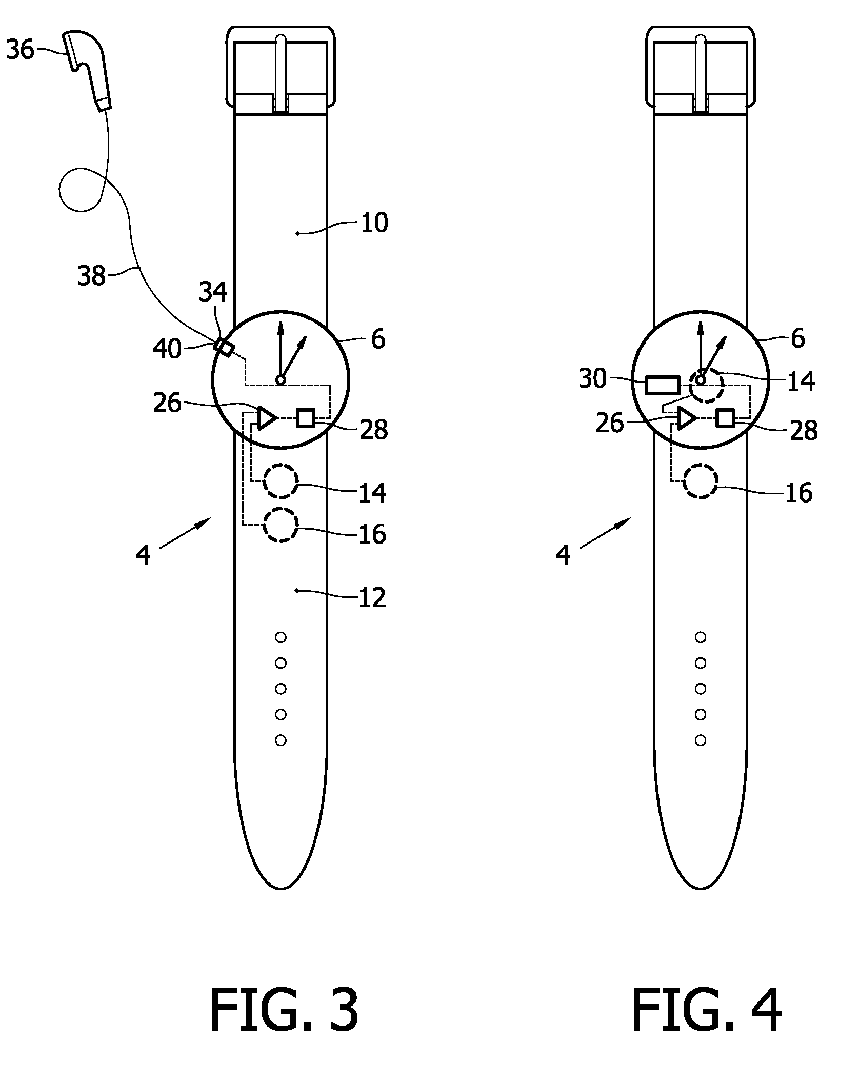 Apparatus for monitoring a person's heart rate and/or heart rate variation; wrist-watch comprising the same