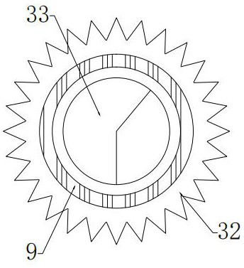 Dyeing device for textile production and processing and dyeing method thereof