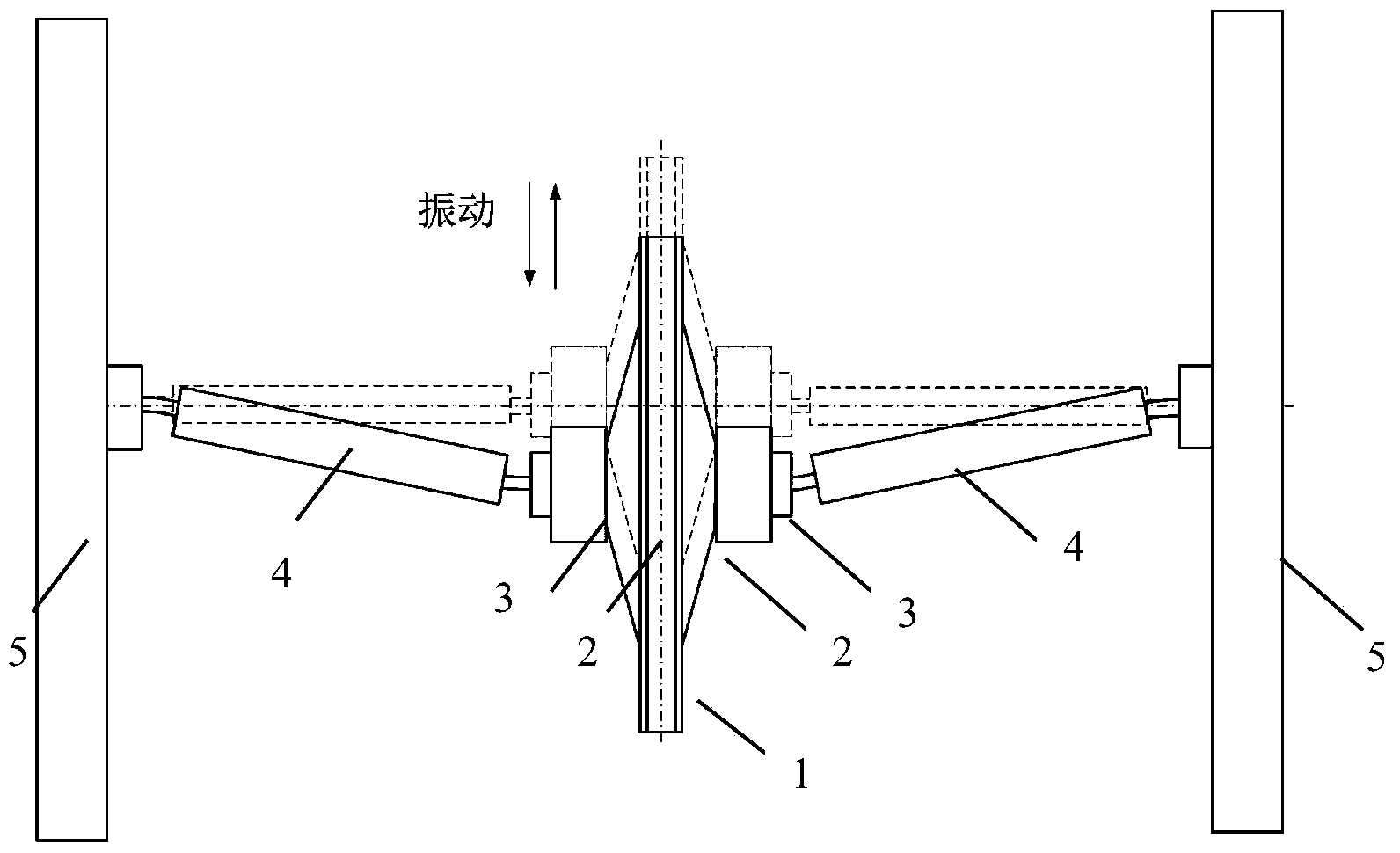 High-efficiency multidirectional vibration energy collection device