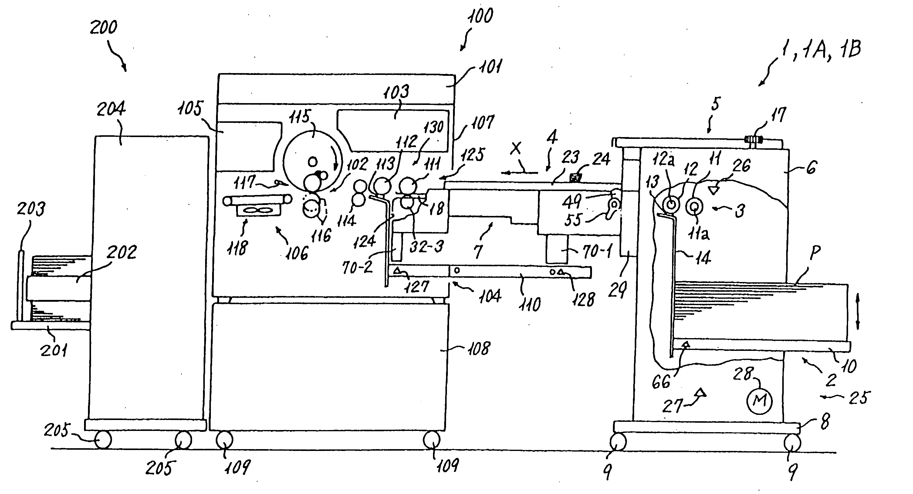 Paper conveyance apparatus