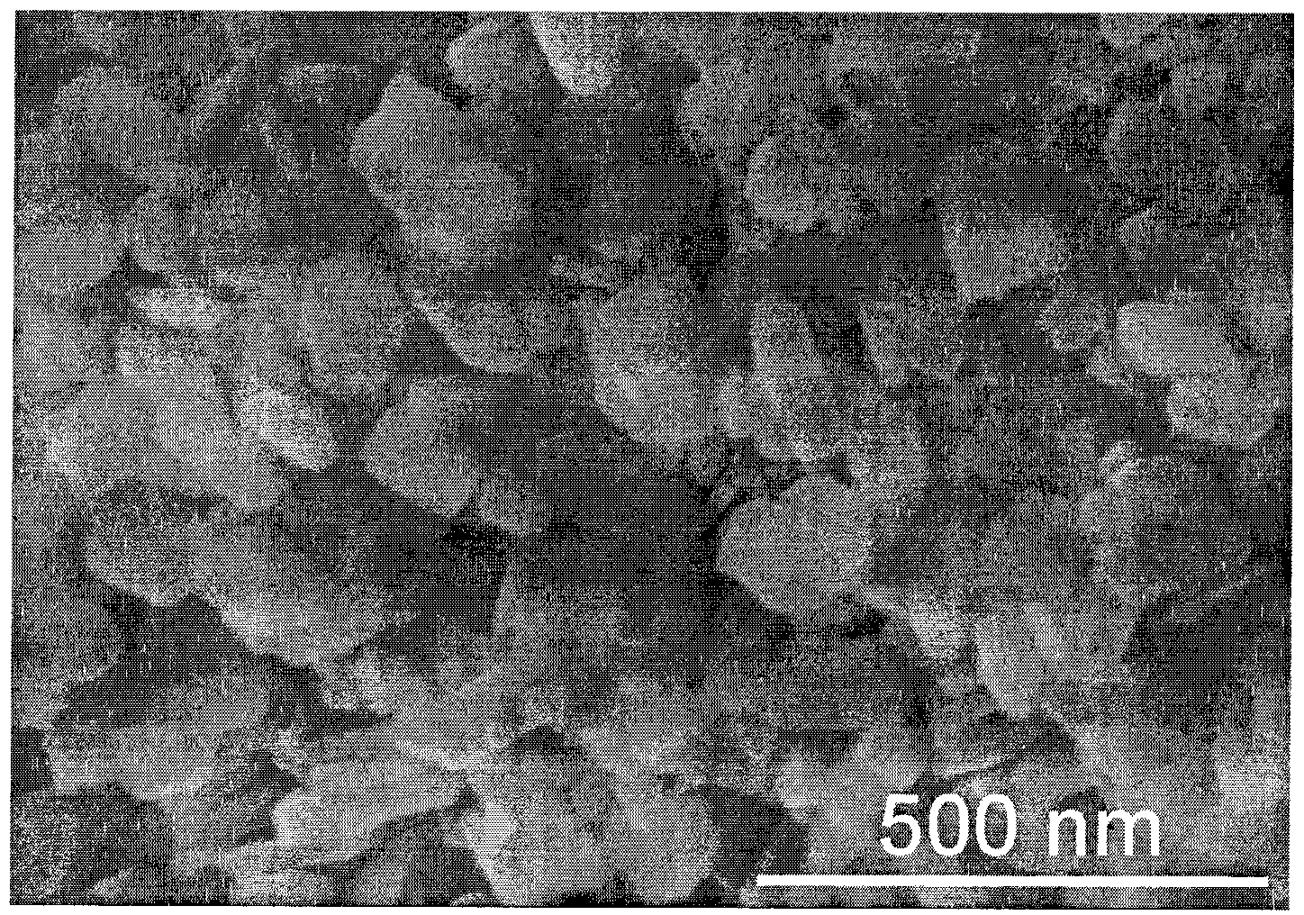 Preparation method of monodisperse nanometer olivine type manganese-based phosphate positive-pole material and lithium-ion secondary battery thereof