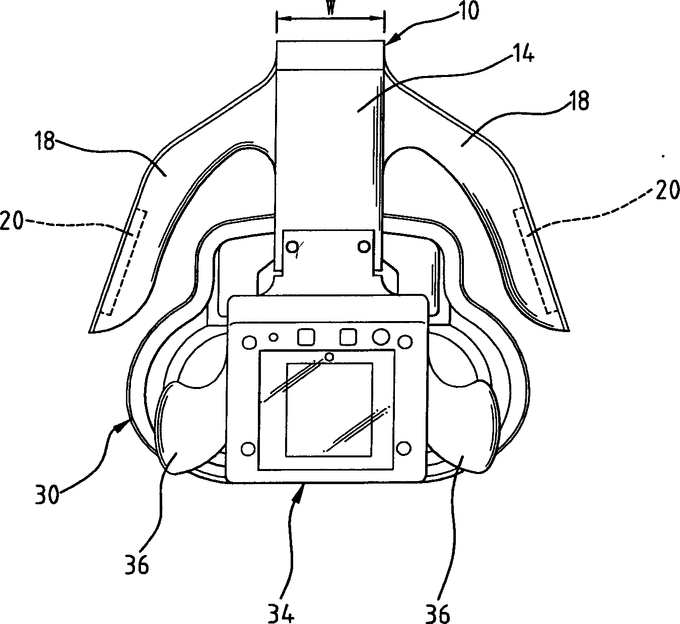 Head-mounting device