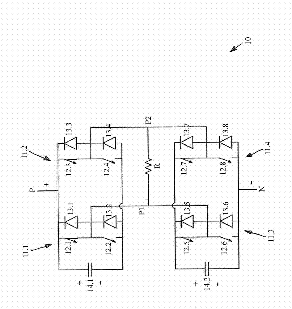 Multiple point rectifier with brake chopper