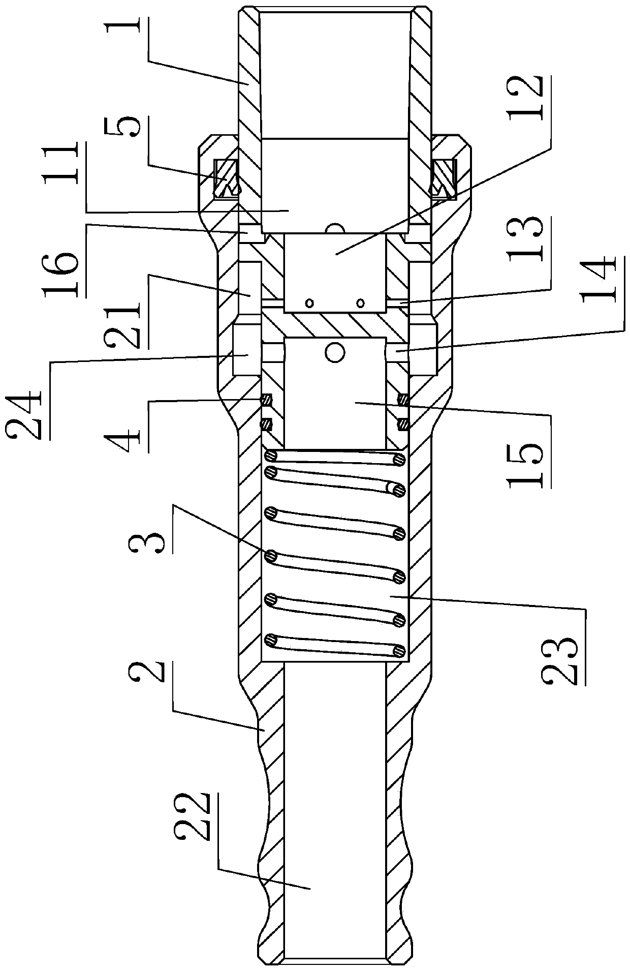 Variable-cavity-volume cigarette holder with tar extruded out in pushing mode