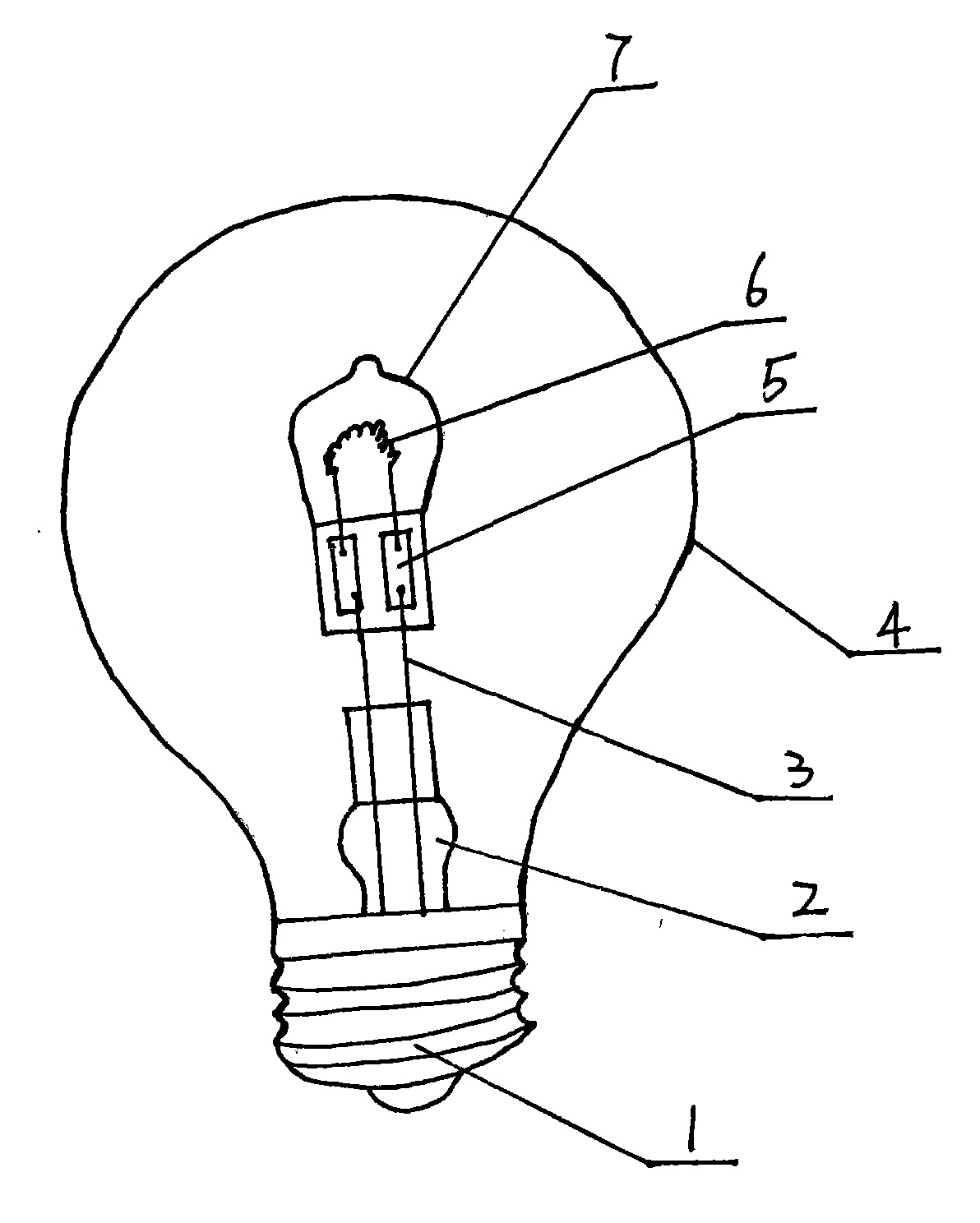 Efficient explosionproof halogen lamp and manufacturing method thereof