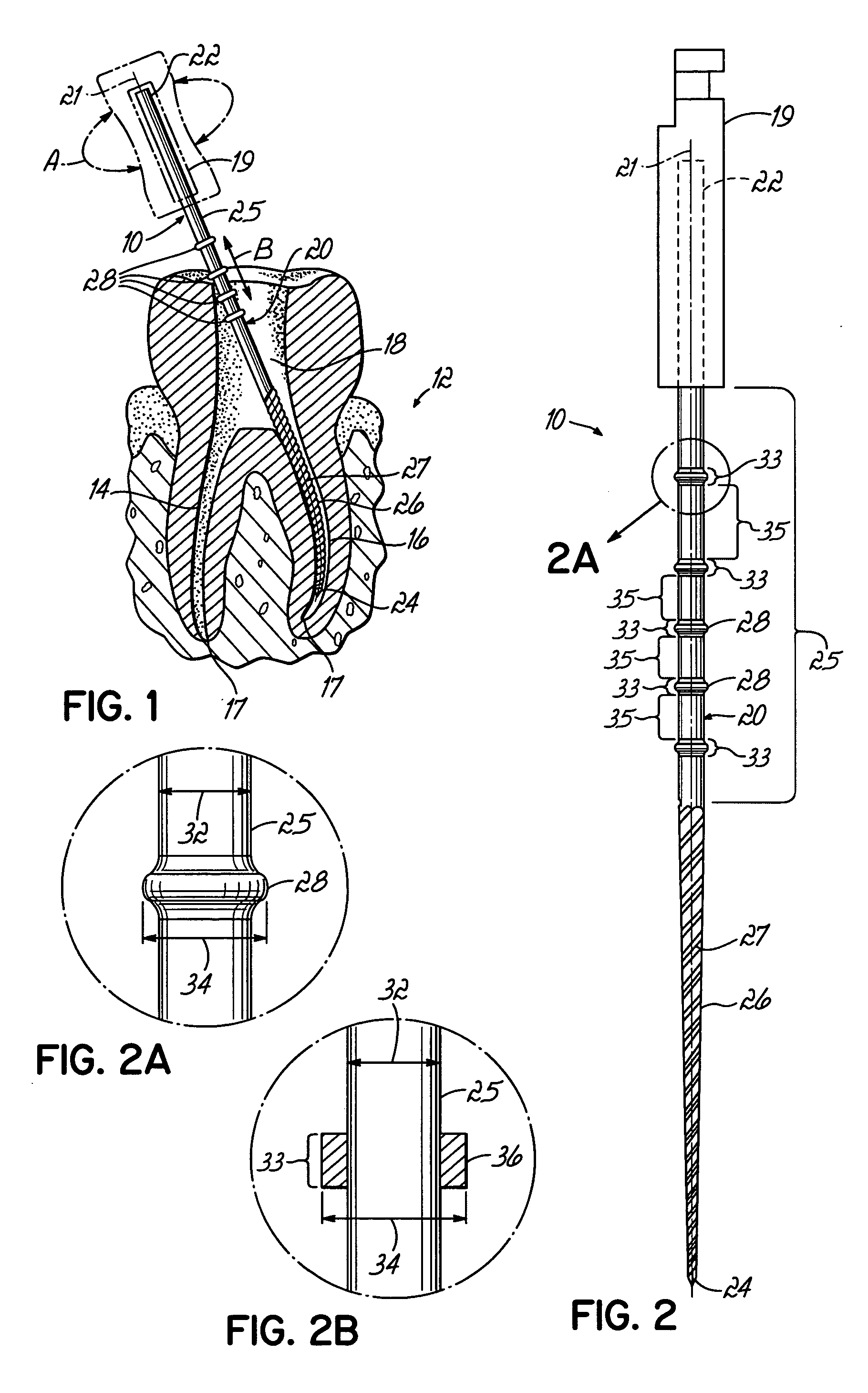 Endodontic instrument with depth markers
