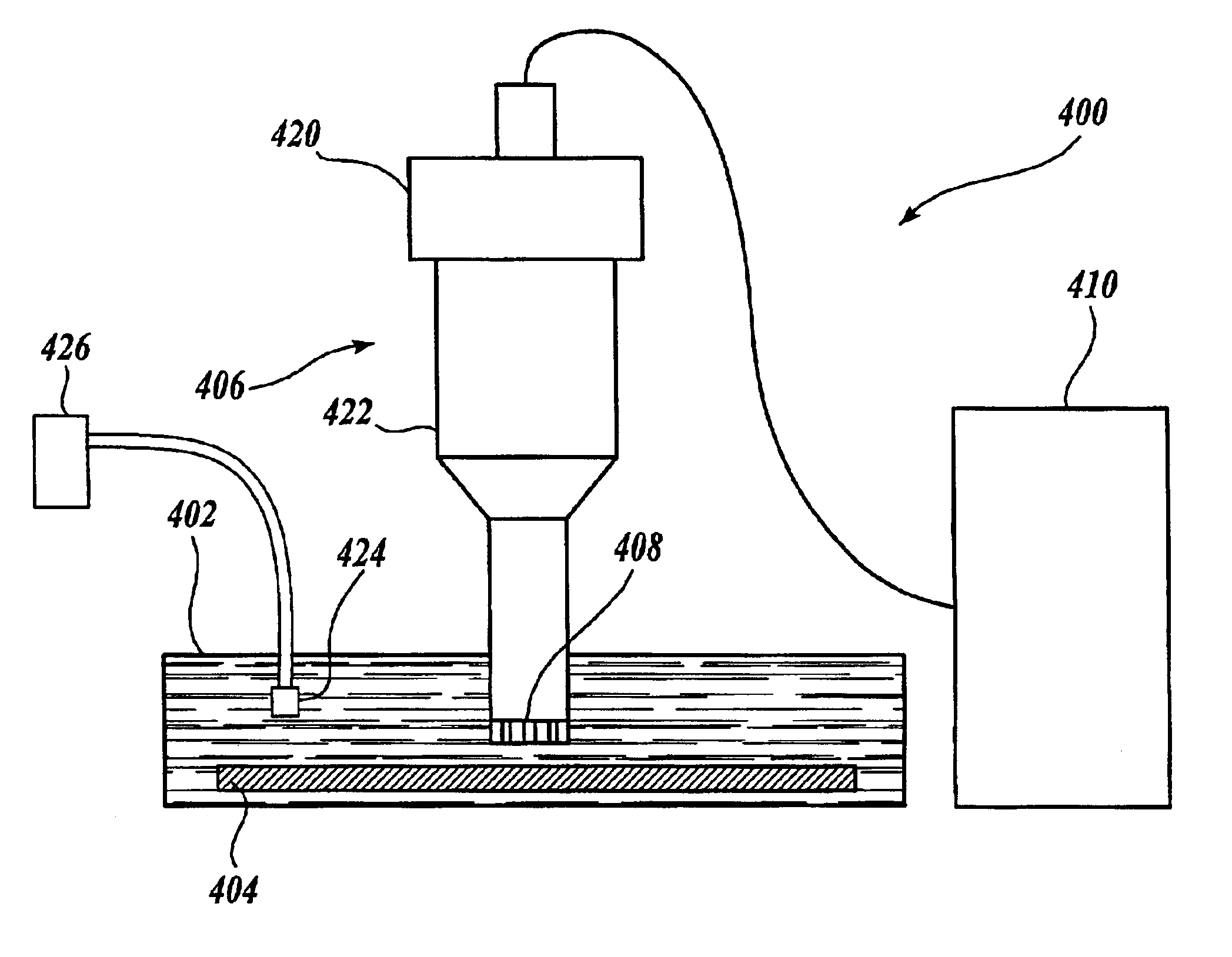 Ultrasonic assisted deposition of anti-stick films on metal oxides