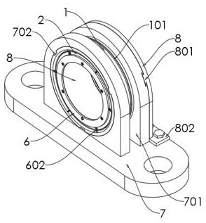 Self-aligning roller bearing used based on stirring equipment
