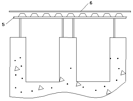 Water hammer wave protection method for blasting demolition of seepage-proofing pile of reinforced concrete water-retaining cofferdam