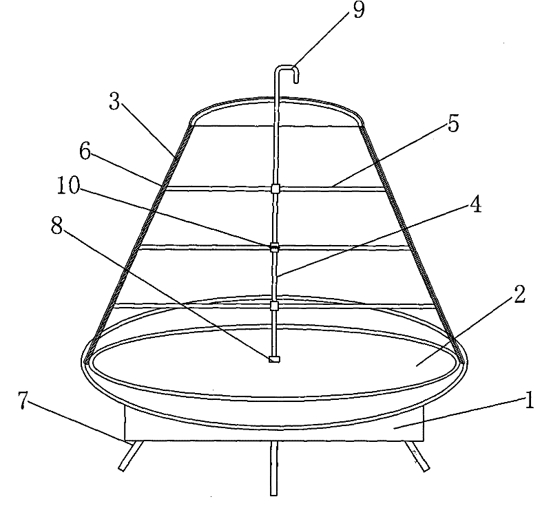 Preparation method of rural toilet urn-shaped cement manure pit