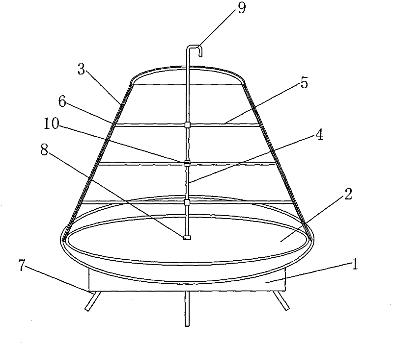 Preparation method of rural toilet urn-shaped cement manure pit