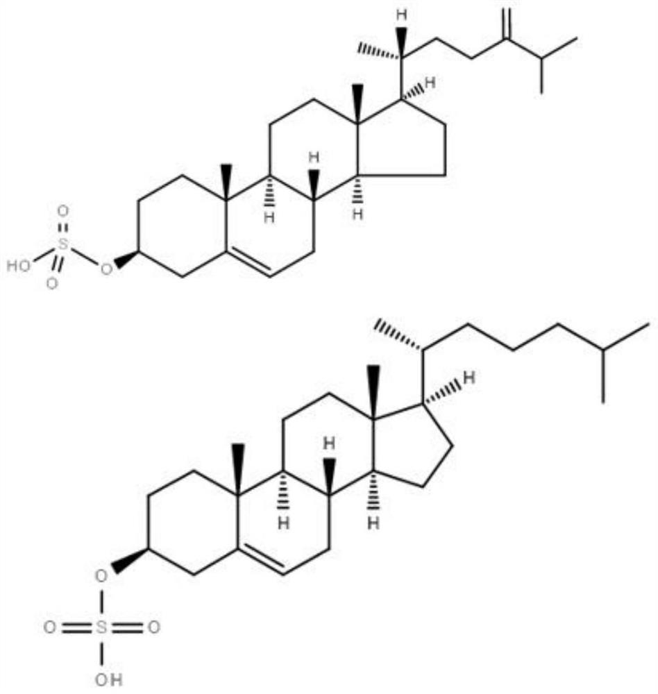 A kind of △5-cholesteryl sulfate compound liposome and its preparation method