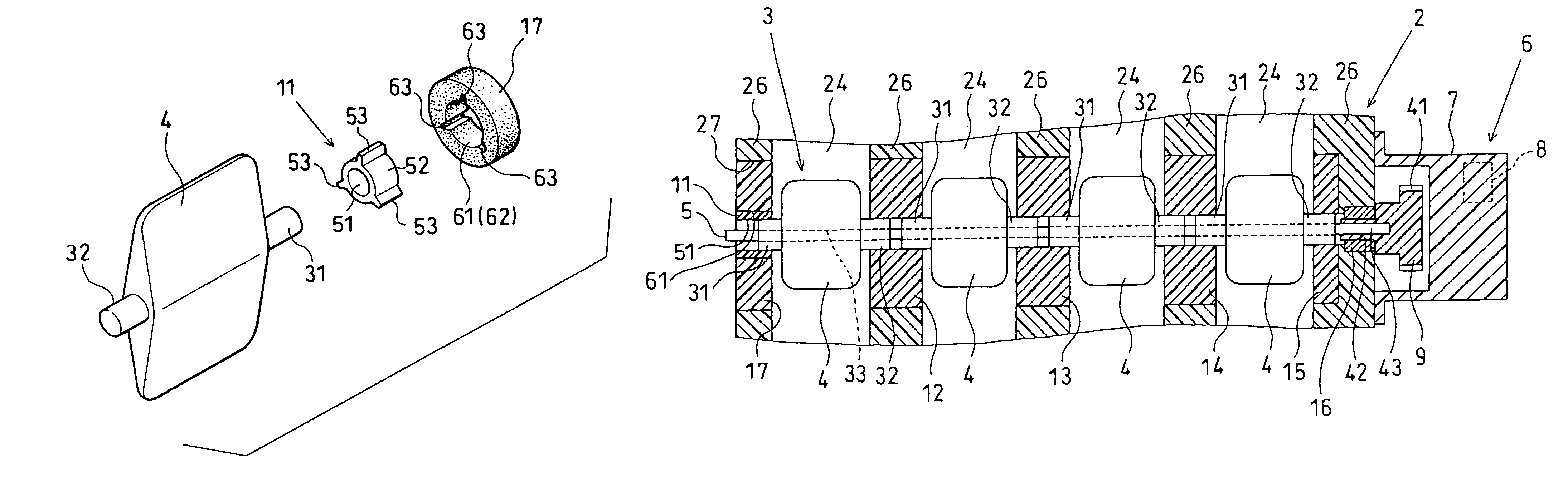 Bearing support device