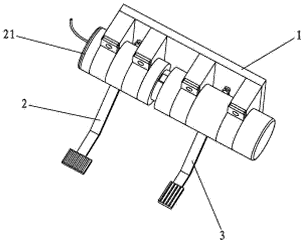 An anti-misstepping pedal system for a vehicle