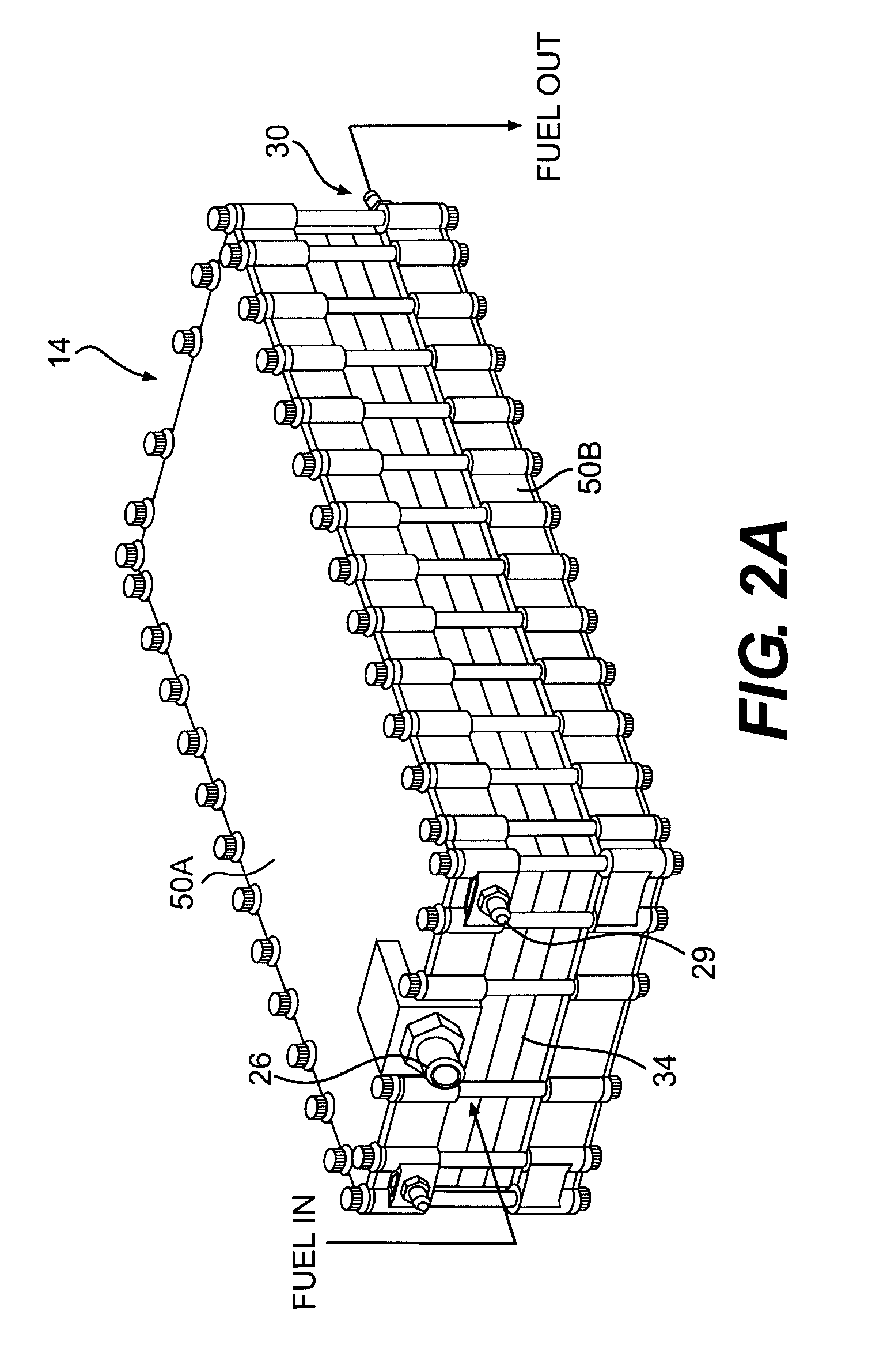 Fuel deoxygenation system with multi-layer oxygen permeable membrane
