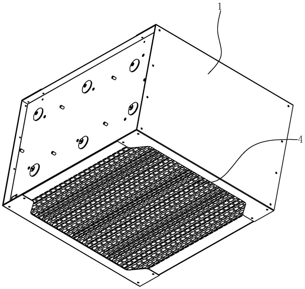 High-voltage electrostatic purification device and extractor hood