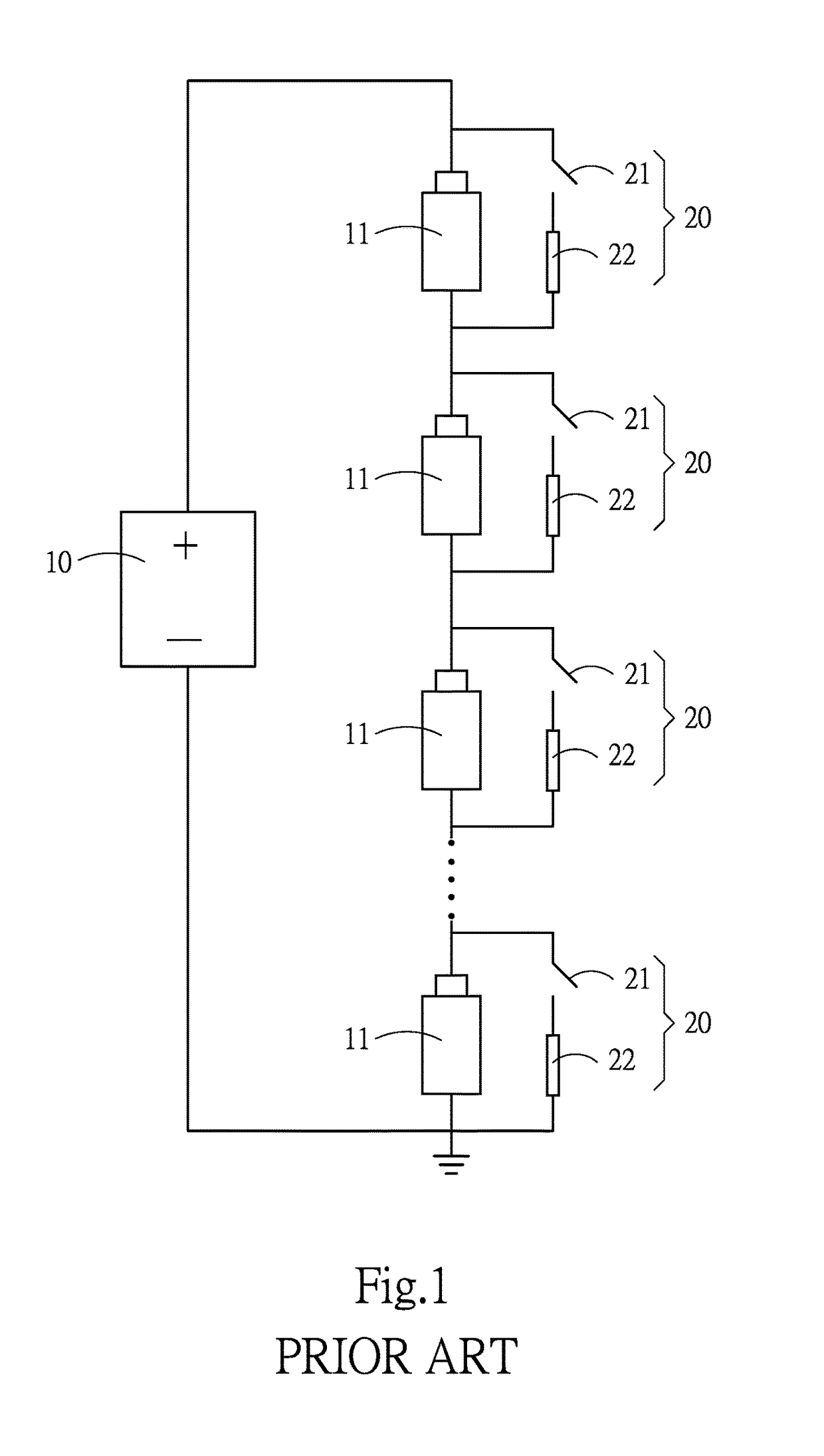Battery charge-discharge balancing circuit assembly