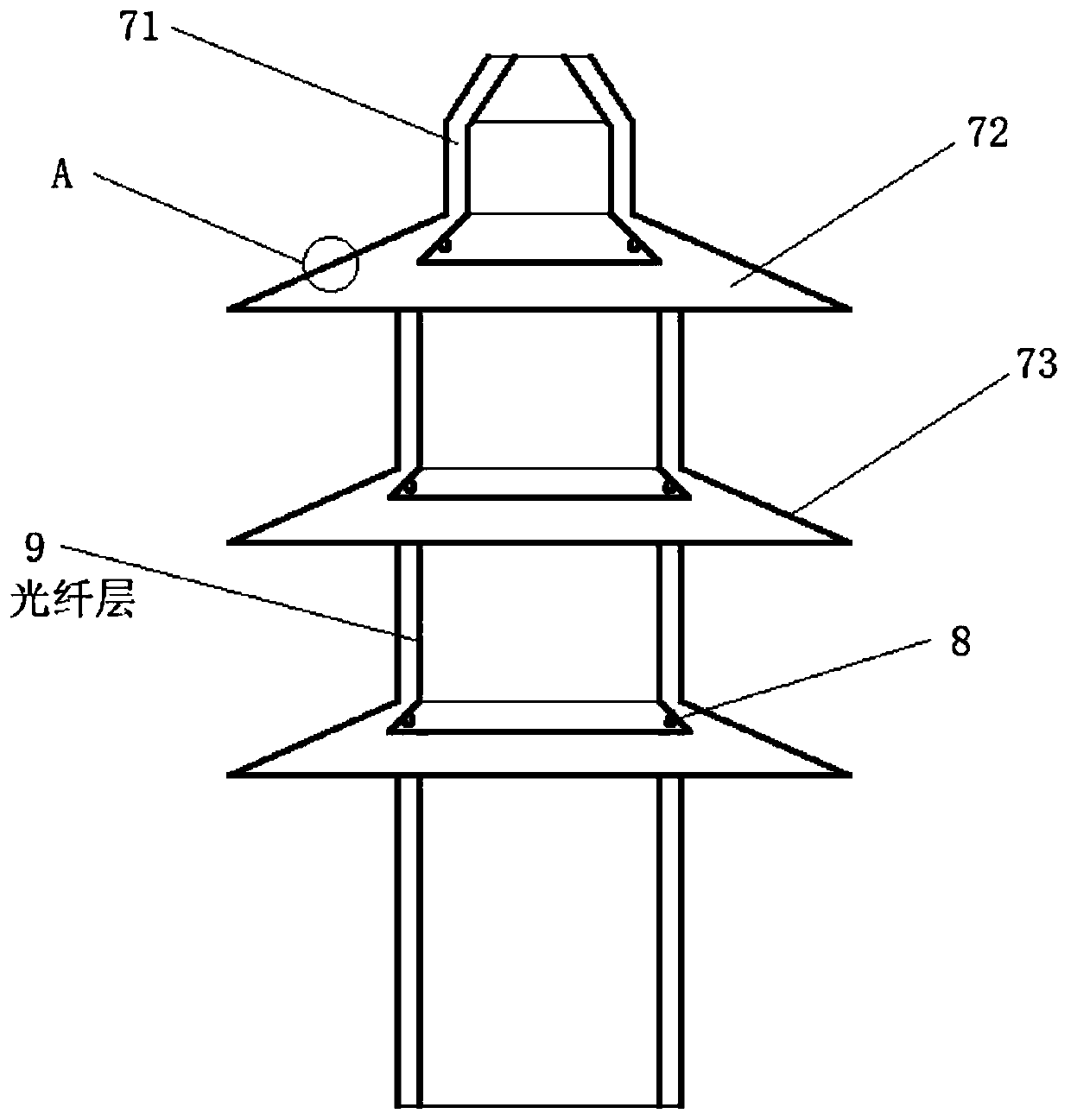 Light-transmitting box-type transformer