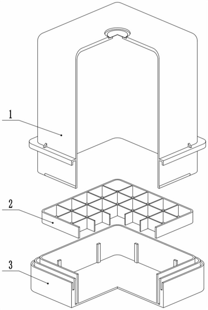 A kind of potato tissue culture seedling cultivation box suitable for mechanized production