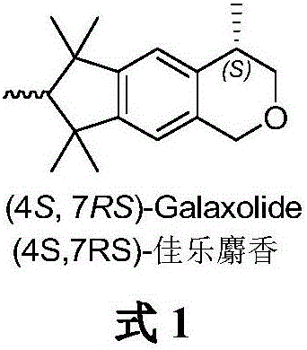 (4S, 7RS)-galaxolide synthesis method