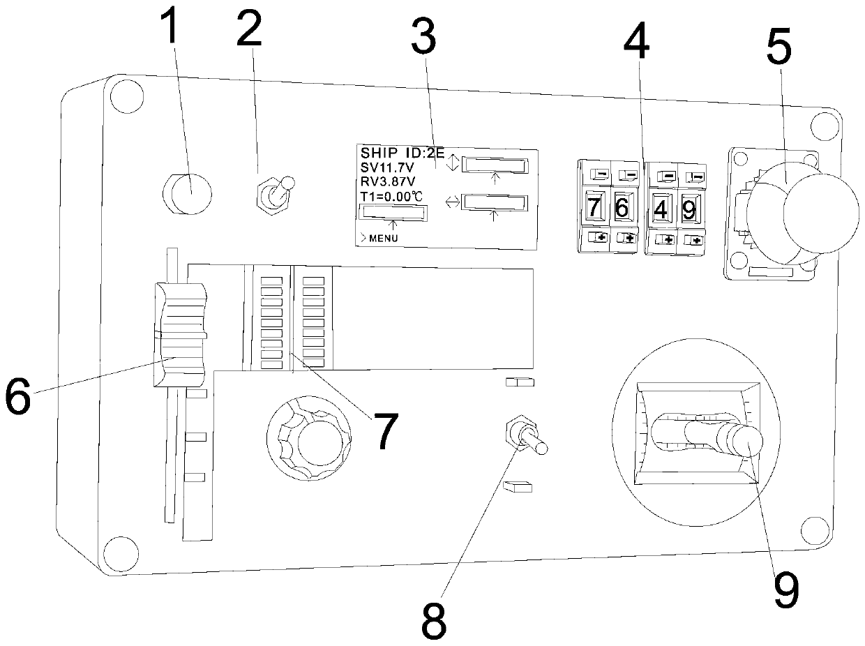 Special integrated controller for ship model