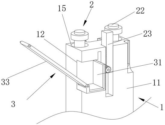 Bearing device for changing supporting force of steel framework of deep foundation pit according to soil covering amount