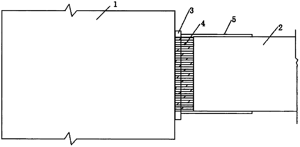 Fabricated beam-column lead extrusion type energy dissipation joint
