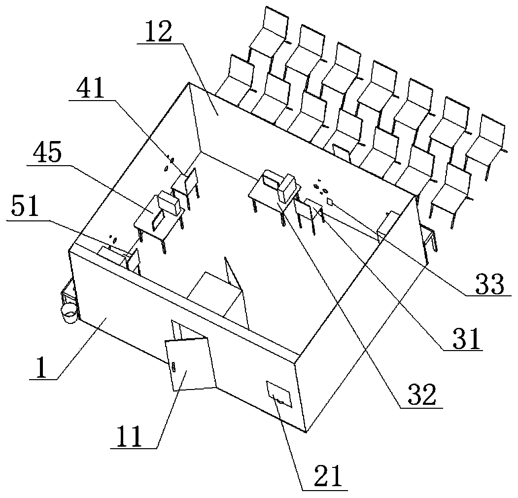 Positive-pressure isolation type multifunctional diagnosis and treatment cabin