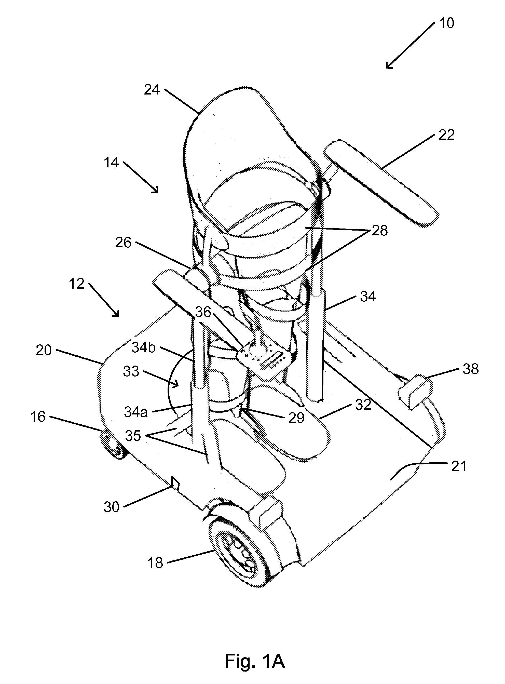 Standing wheelchair