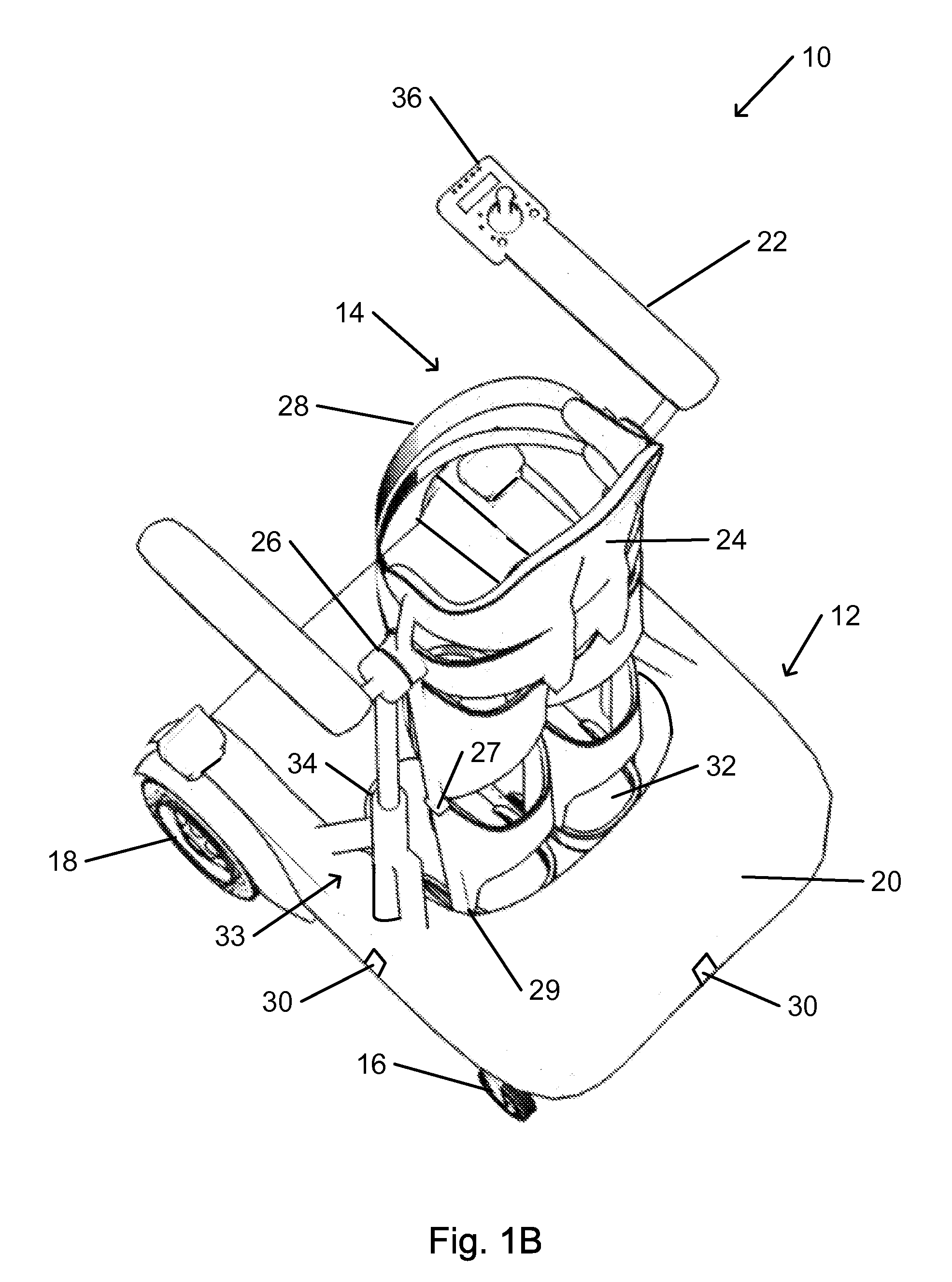 Standing wheelchair