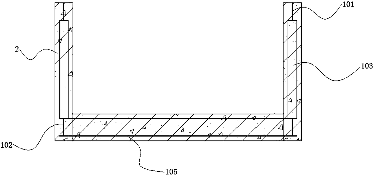 Prefabricated hybrid structure prefabricated toilet and manufacturing method thereof