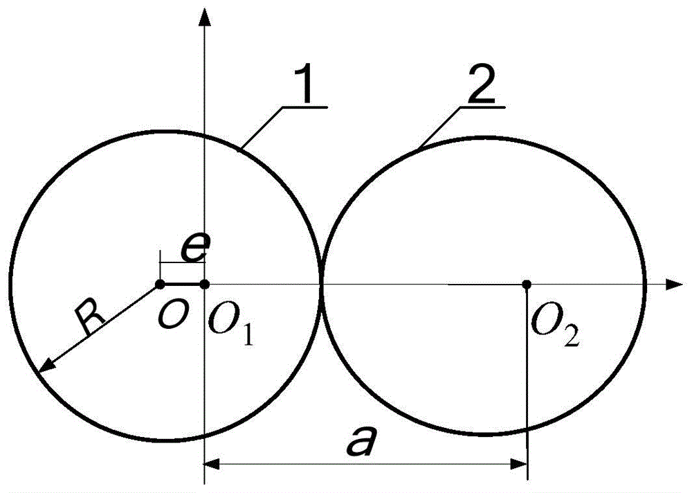 Design method of high-order modified eccentric circular gear and non-circular gear pair conjugated with high-order modified circular gear