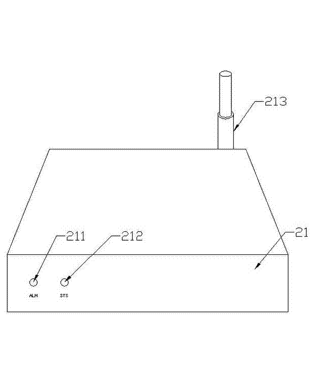 Antenna attitude monitoring system supporting electric tuning function