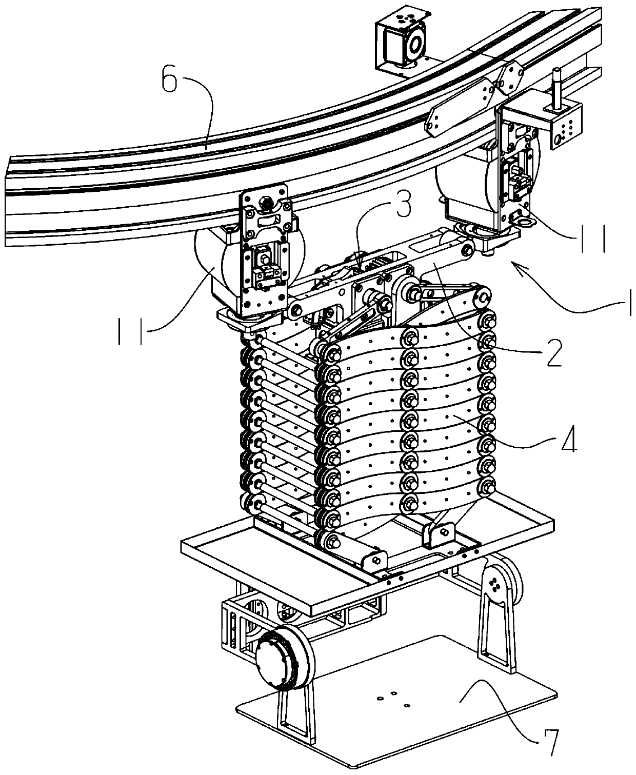 Monorail Electrical Monorail System suspension trolley