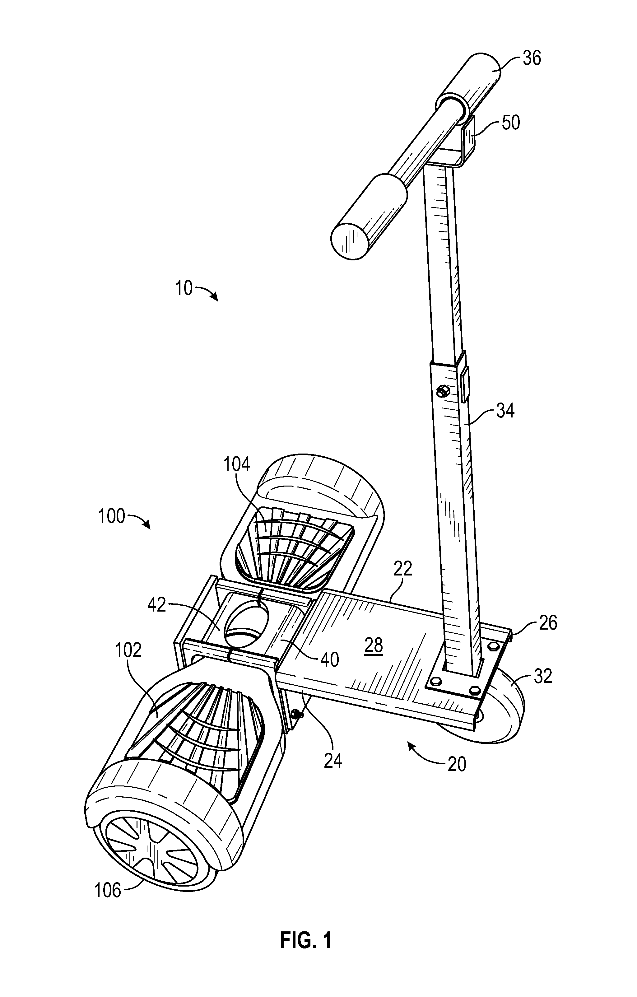 Hover board tricycle