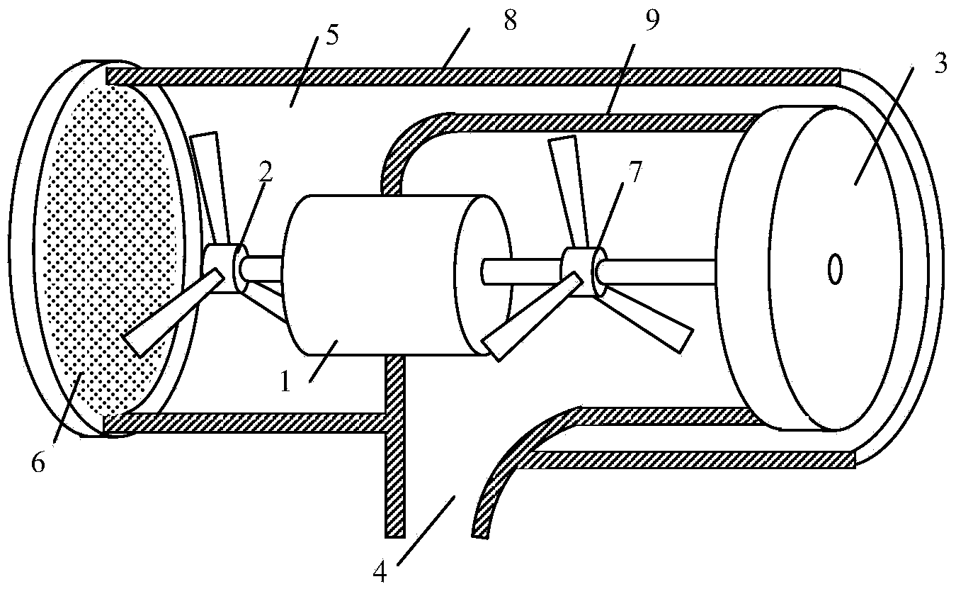 Gas dust-removing and sampling device