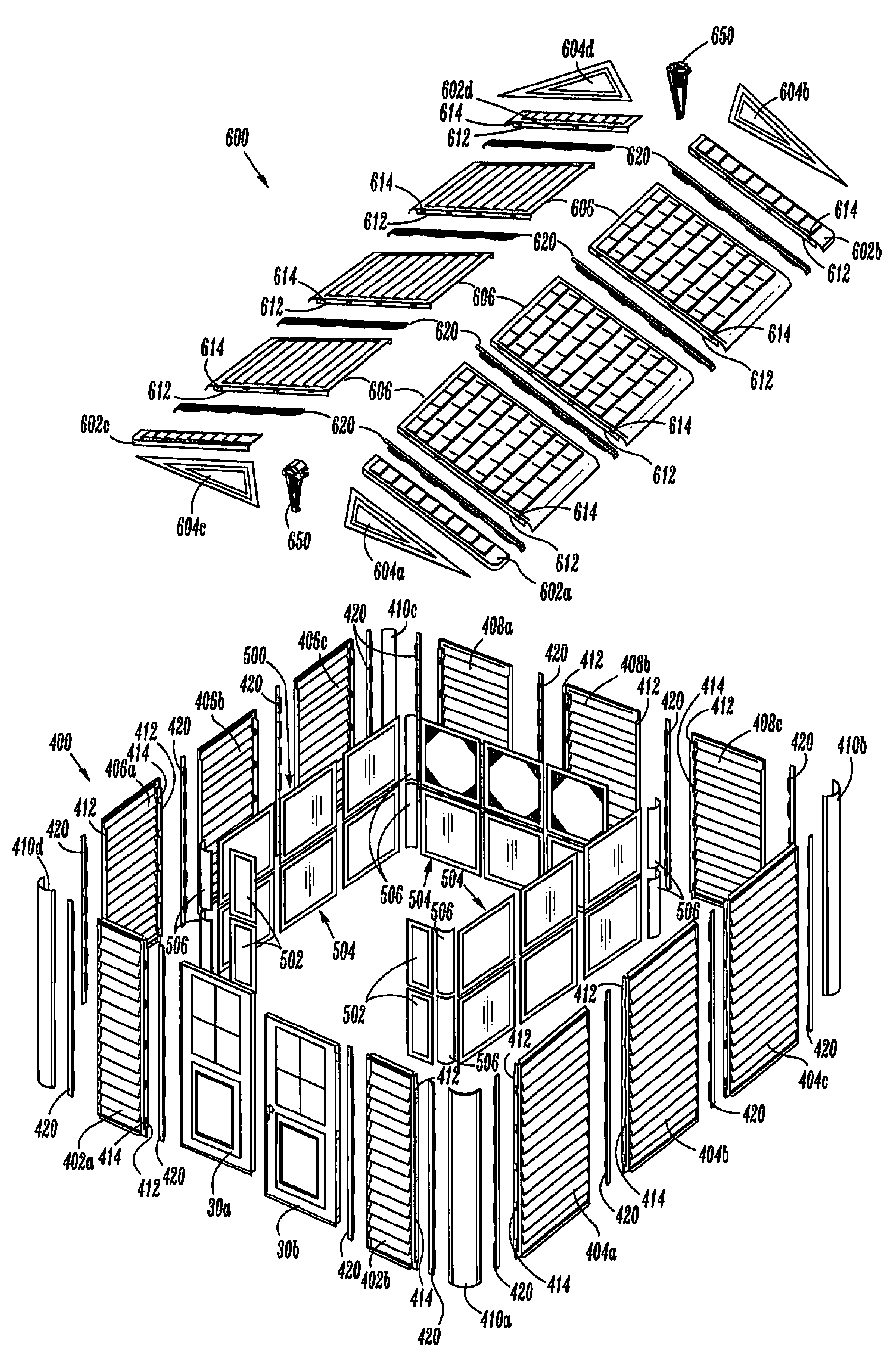 Modular storage shed system