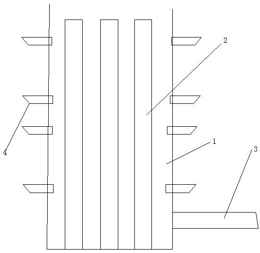 Pavement permeation device for sponge city construction and water quality detection method