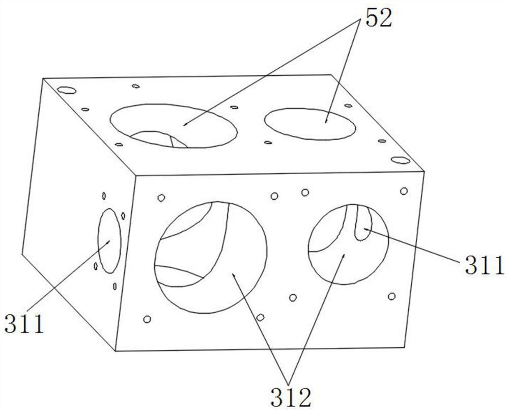 A pressure release mechanism and a vacuum adsorption and dust collection device with the pressure release mechanism