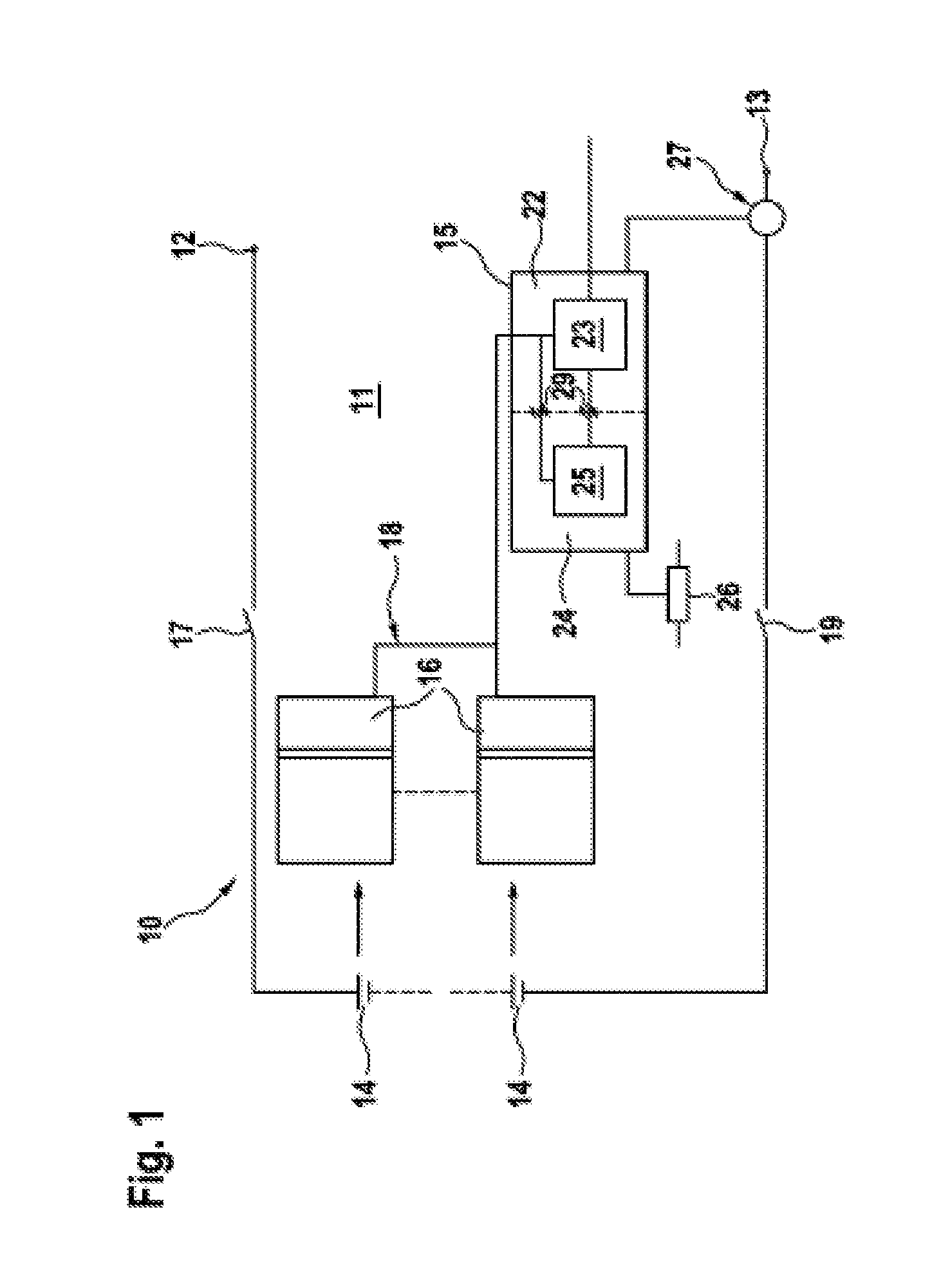 Battery management system, battery, motor vehicle having a battery management system, and method for monitoring a battery