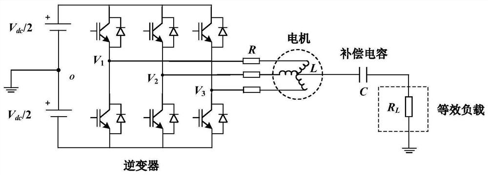 Power supply device based on common-mode voltage of motor driving circuit