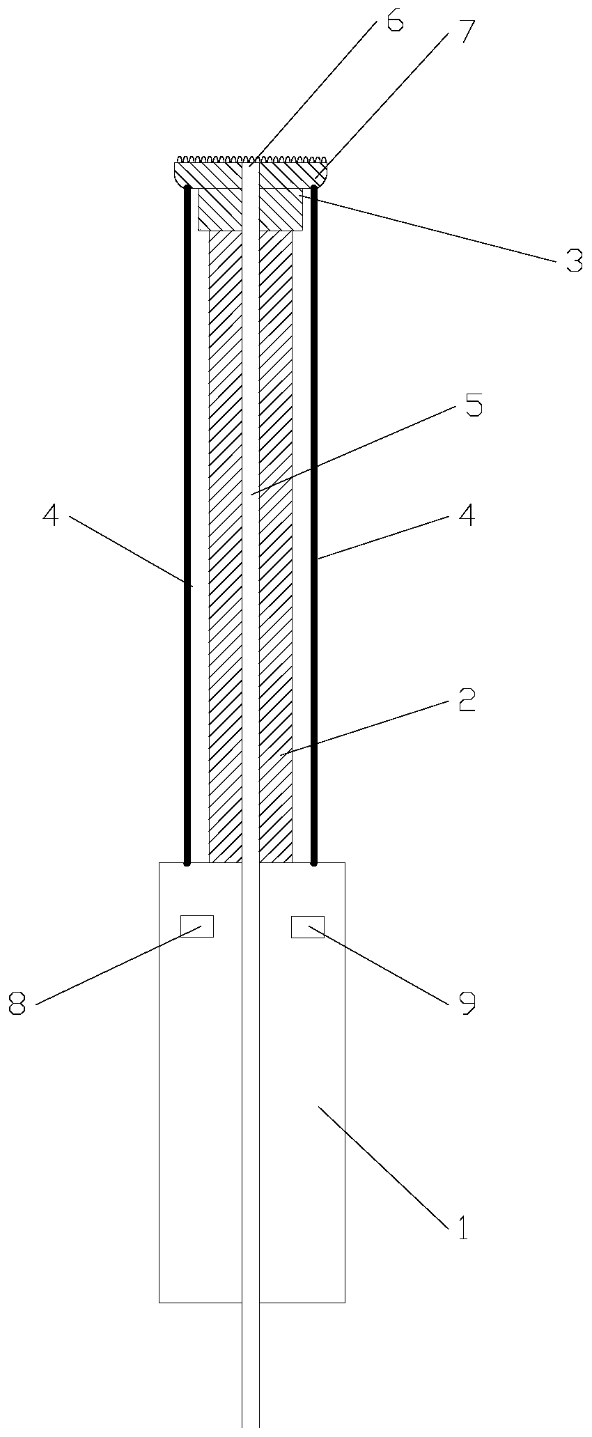 A kind of arc-shaped hole puncher for bone