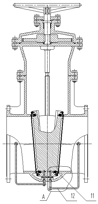 Bidirectional sealing gate valve and using method thereof