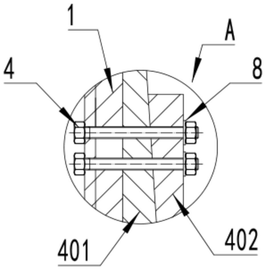 Steel structure connecting structure with compensation function