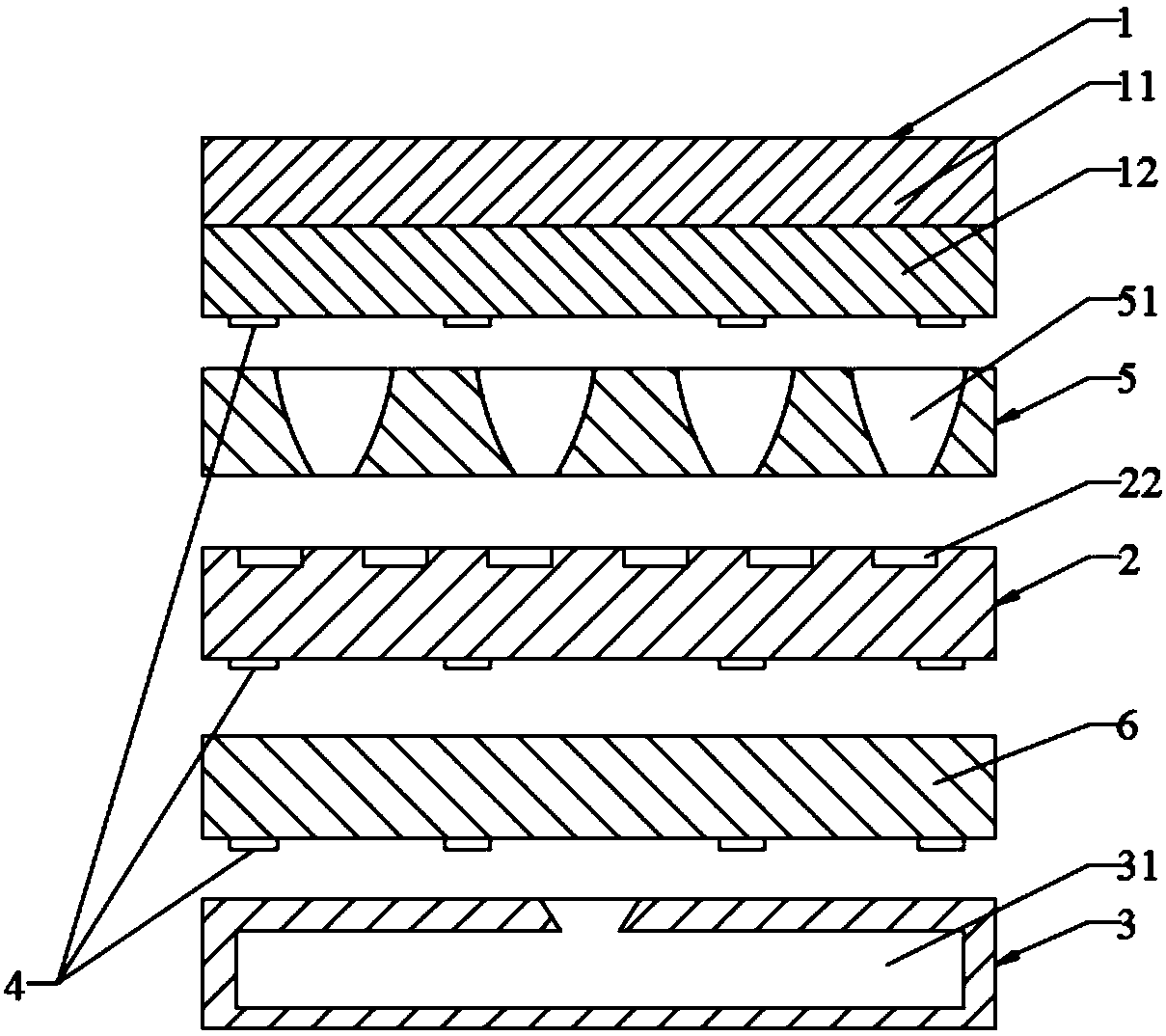 Paper diaper composite core and processing method thereof