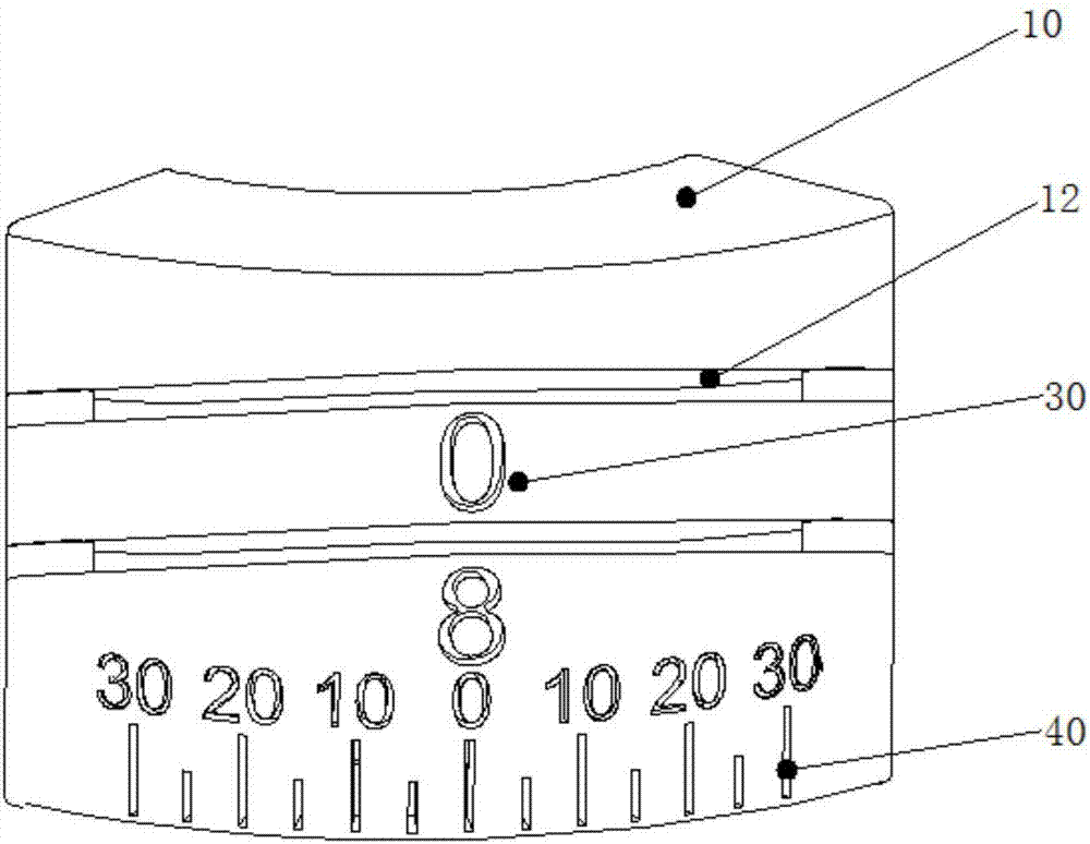 Rotary bone-cutting guide plate with precise measurement