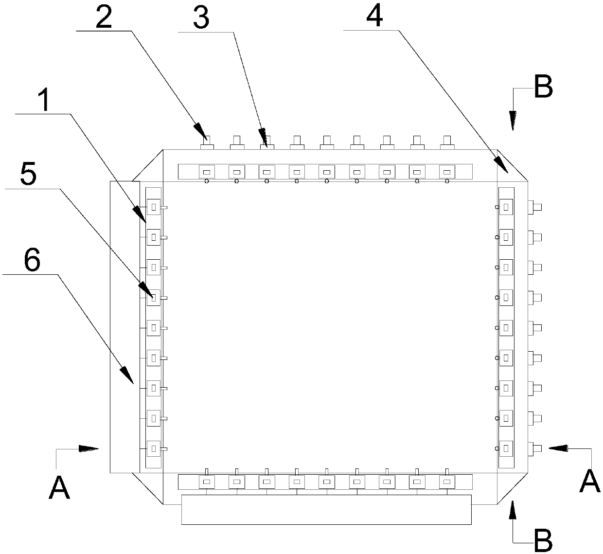 Paper grid drawing device