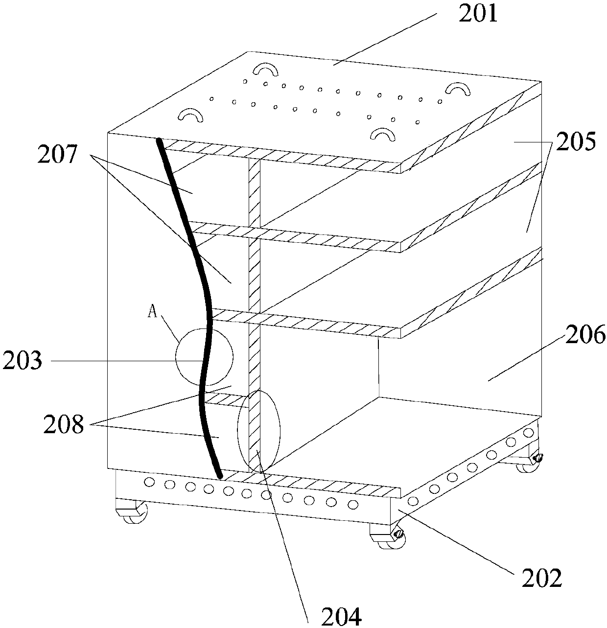 Movable quick-repair vehicle provided with bidirectional integrated cabinet and having side face capable of extending to form operating room